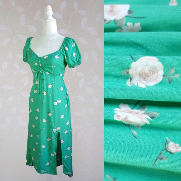 Hollister Rose Floral Print Sweetheart 